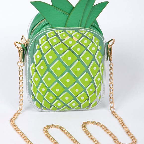 3AM FOREVER Handbags - Green Pineapple Clutch Bag